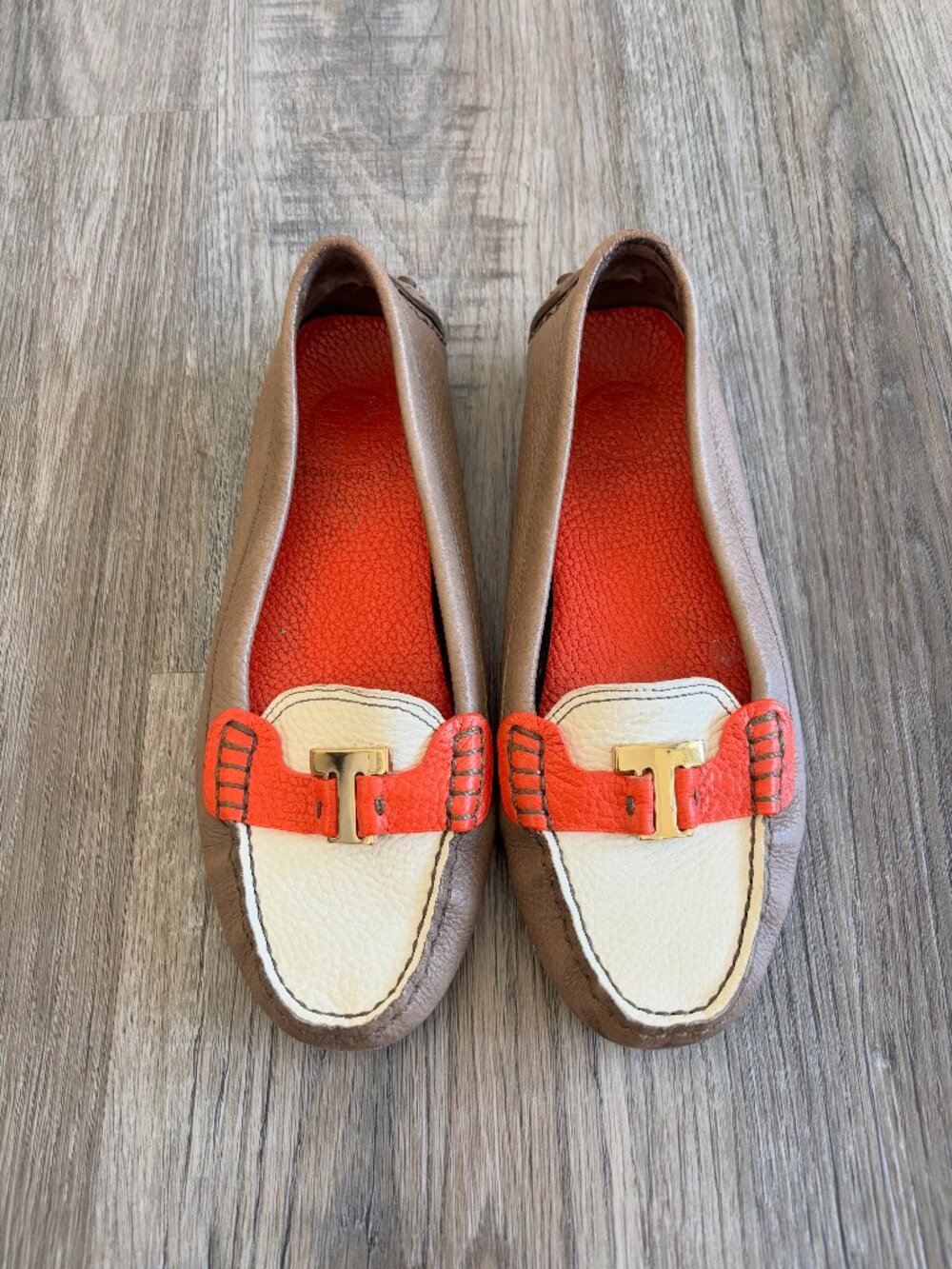 Tory Burch Leather Driving Loafers